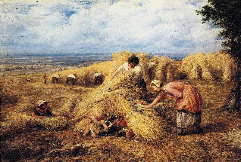 John linnell The Harvest Cradle